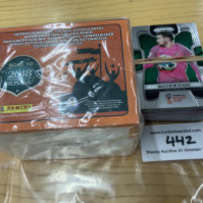 Panini Russia 2018 World Cup Sticker Sealed Box: Complete sealed box of 50 packs in excellent condition. C/W around 35 loose stickers.