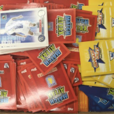 Match Attax Football Cards: Pro Set and Shoot Out cards with duplication in large box. (est 6000)