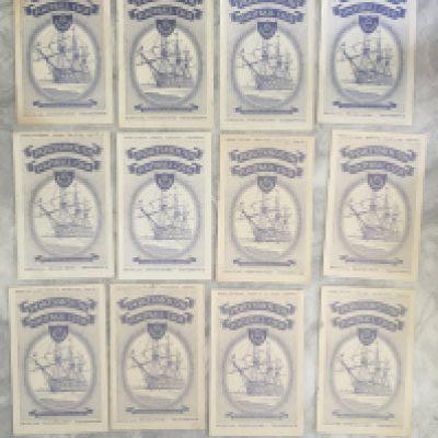 53/54 Portsmouth Home Football Programmes: Good condition private collection of home to include Arsenal Chelsea and Scunthorpe. Couple have writing to cover. (23)