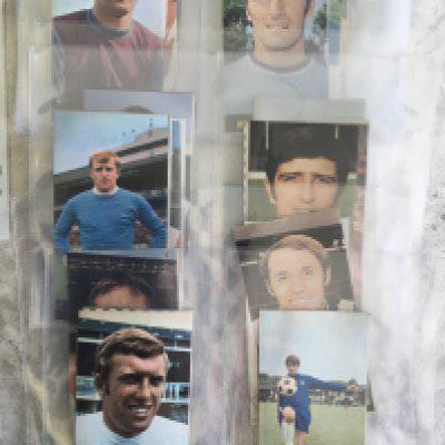 Football Pictorial Super Strikers Complete Set Of Football Cards: Superb cut out cards complete of all 60.