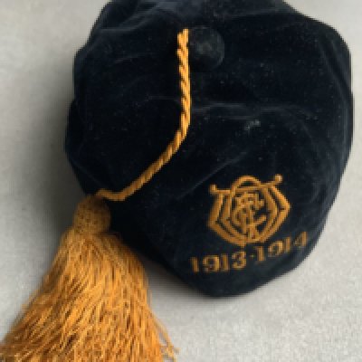 1913 - 1914 Original Sporting Cap: 110 year old cap awarded to Ronald Wilson Smith.