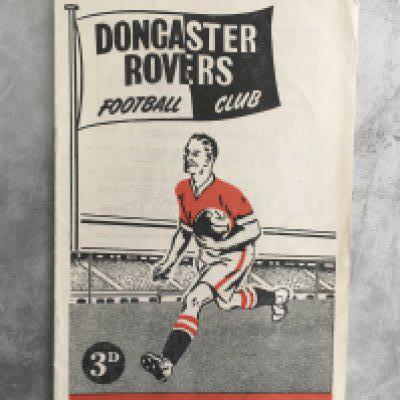60/61 Doncaster Rovers v Chelsea League Cup Football Programme: Excellent condition with no team changes from the first season of the League Cup.