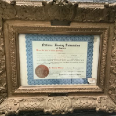 Benny Lynch 1937 Scottish Flyweight Boxing Champion Framed Certificate: Described as the greatest fighter Scotland ever produced. This certificate took a long time coming to Lynch after a dispute in America. Lynch was a troubled character and turned to drink and died at the age of 33. His pre fight training session was once attended by 10000 people and documentaries and plays have been written about him. Originally sold by Christies in 2005 this National Boxing Association original certificate deems him Flyweight champion of the world. C/W a framed picture of him.