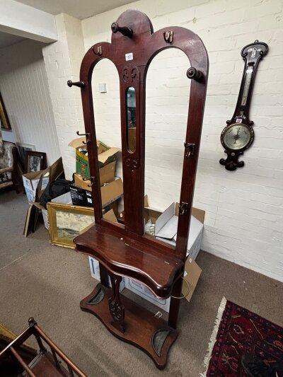 A late Victorian hall stand- NO RESERVE