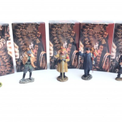 5 X Boxed King And Country Figures Including Air Chief Marshal Sir Hugh Dowding. Winston Churchill. Etc.