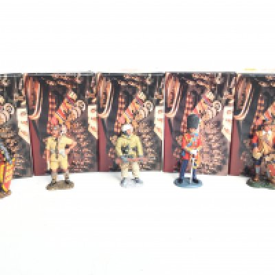 5 X Boxed King And Country Figures. Including King Edward VIII. Etc.