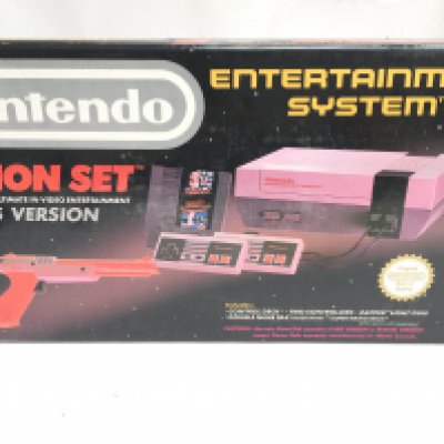 A Boxed Nintendo Entertainment System Action Set.