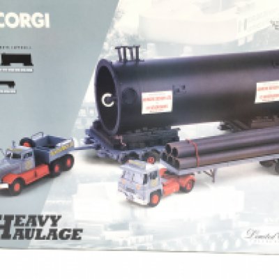 A Boxed Corgi Heavy Haulage Sunter Bros. Guy Invincible Long Platform Trailer. #31014.