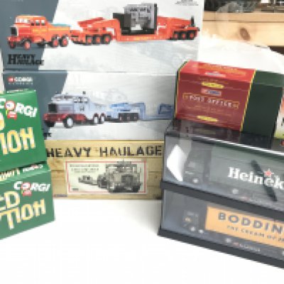 A Collection of Boxed Corgi Classics including Heavy Haulage.