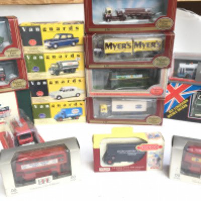 A Collection of Boxed Diecast Including Efes. Vanguards. Corgi etc.