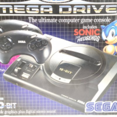 A Boxed Sega Mega Drive.
