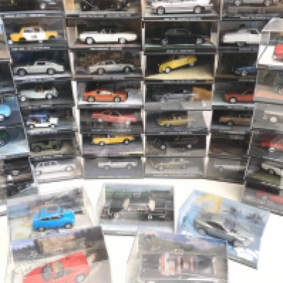 A Collection Of The James Bond Car Collection. No Magazines.