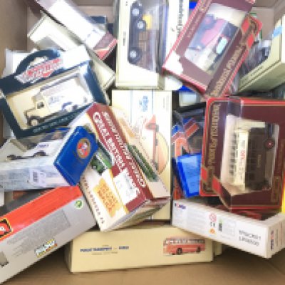 A Box Containing Boxed Diecast including Corgi. Matchbox etc.
