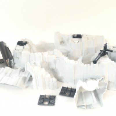 A Vintage Star Wars Hoth Base and Figures.