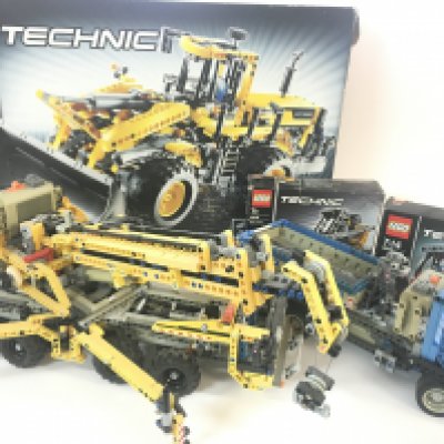 A Box Containing Lego Technics. Boxed Lego has been re-sealed.