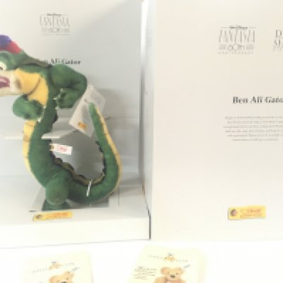 WITHDRAWN - A Boxed Steiff Disney Ben Ali Gator. #651618