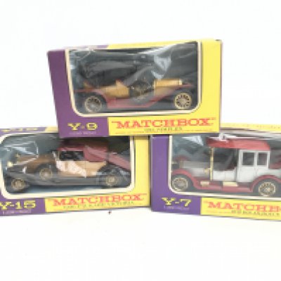 3 X Boxed Matchbox Models Of Yesteryear.