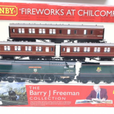 A Boxed Hornby Fireworks At Chilcompton Set #R2908 DCC Ready.
