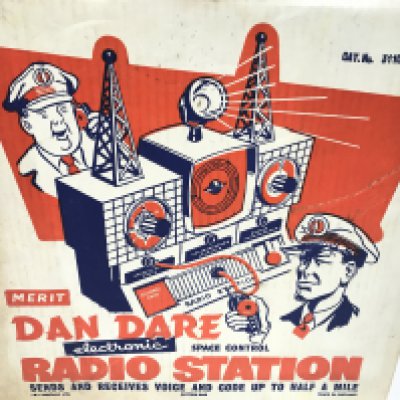 A Boxed Dan Dare Electronic Space Control Radio Station. By Merit.