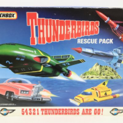 A Boxed Matchbox Thunderbirds Rescue Pack.