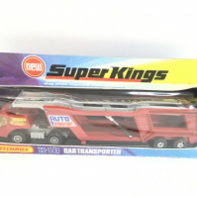 A Boxed Matchbox Superkings Car Transporter K-10. Un punched. NO RESERVE