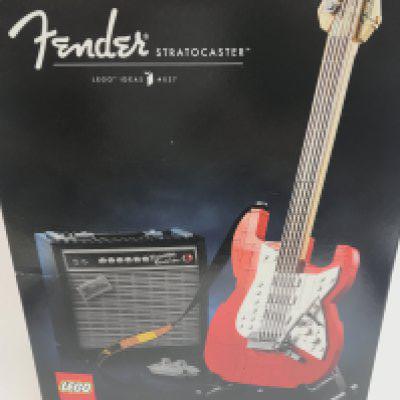 A Boxed and Sealed Lego Fender Stratocaster #21329.
