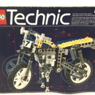 A Boxed Lego Technic Shock Cycle #8838.