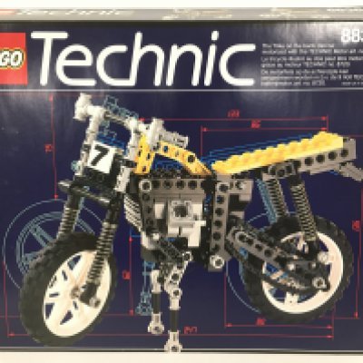 A Boxed And Sealed Lego Technic Shock Cycle #8838. Also Includes Shipping Box.