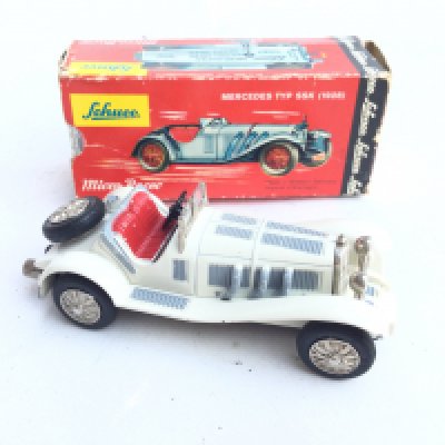 A Boxed Schuco Mercedes TYP SSK (1928) no key.