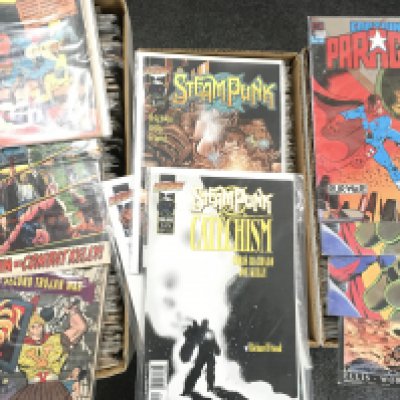 3 Boxes Containing Approximately 350 Comics.(3).
