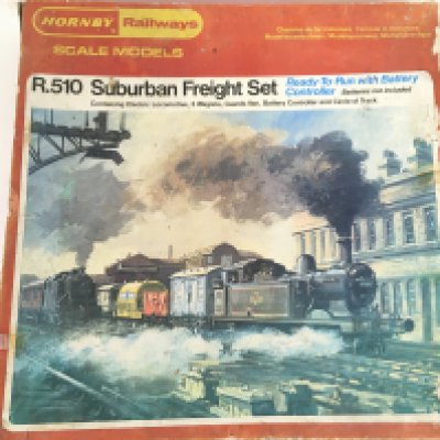 A Boxed 00 Gauge Hornby Suburban Freight Train #R.510