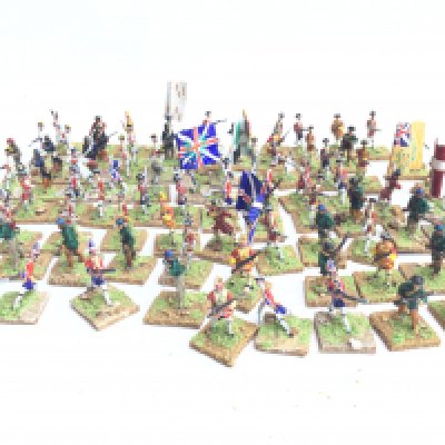 3 X Boxes Containing Painted lead Soldiers Approximately 40 mm Tall. All Mounted. (3).