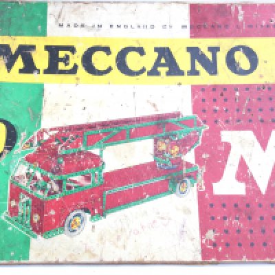 A Meccano Set 9 Has been put into its own wooden Box. (2) NO RESERVE