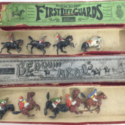 2 X Boxed Playworn Britains Soliders. NO RESERVE