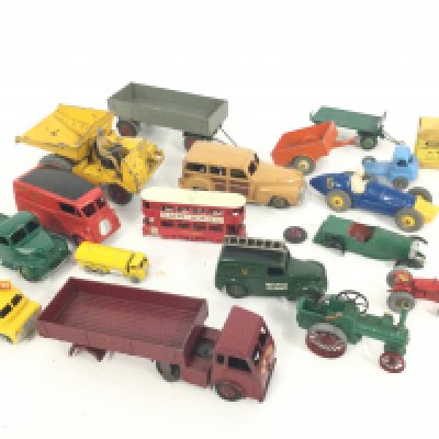 A small Collection of Playworn Diecast Including Dinky and Matchbox. NO RESERVE
