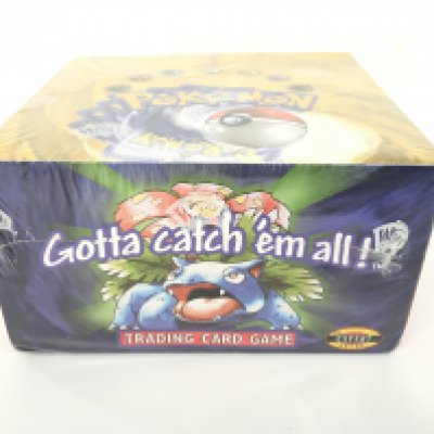 A Rare Boxed Pokemon Forth Print U.K. Base Set Sealed Booster Box (Wizards Of The Coast 1999-2000) on January 9, 1999 the Base Set Was Released, which Was the Launch of one of the most popular trading card Games in the world. The set included a total of 102 cards. Including the highly popular Charizard. This sealed 4th Print (Released in the U.K.) Base Set Booster Box. Includes 36 Booster Packs. Each with 11 Cards. A total of 396 cards. The Cards Have Never Been Touched and They are likely Gem Mint.the Cards inside these Boxes have the Copyright years as 1999-2000 unlike the Limited version which only have the year 1999. This is why many refer to this edition as Base Set 2000