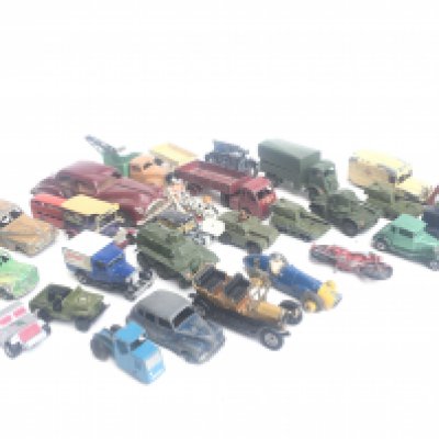 A Collection of Playworn Diecast including Matchbox. Dinky. Etc.