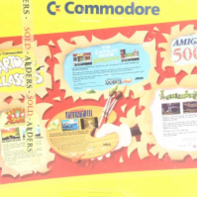 A BoxedCommodore Amiga 500 with Software. Manual etc.(2)