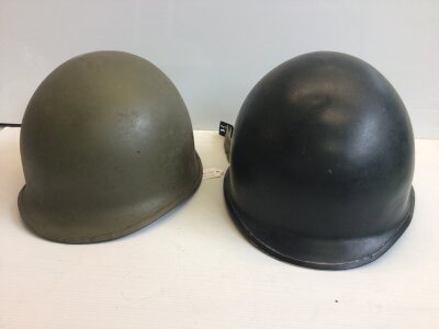 Two American Helmets from the Vietnam war Era.