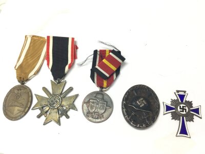 Five WW2 German medals