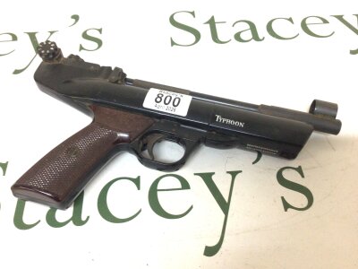 A Typhoon Webley & Scott .22 caliber Air Pistol