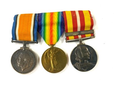 WW1 /2 Medal group awarded to 19586 CPL.J.F.MATHIESON. R.SCOTS, 1914-18 War Medal, Great War medal, Voluntary Medical Service Medal, pre-1960's issue, silver, with additional service clasp.
