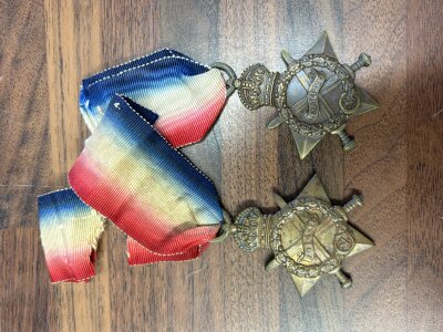 A pair of WW1 14-15 stars to Mead and Wham