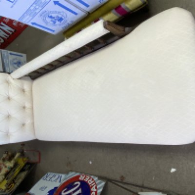 A Victorian upholstered chaise. 170cm x 68cm.
