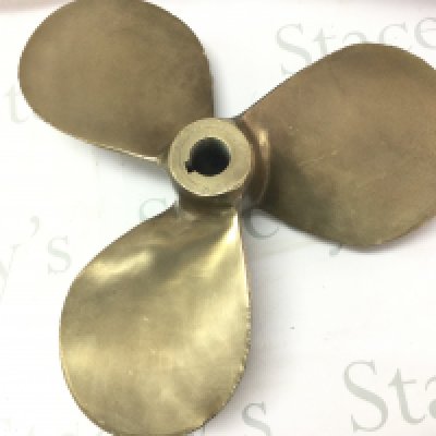 A vintage CJR brass ships propeller . This lot cannot be posted