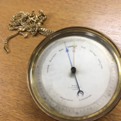 A Hill Holosteric barometer . This lot cannot be posted