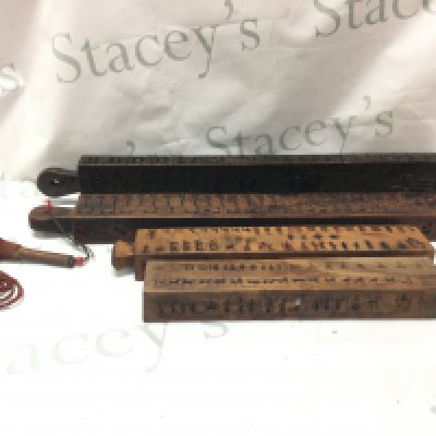 19th century Tibetan Votive Wafer models carved auspicious symbols . Postage category C