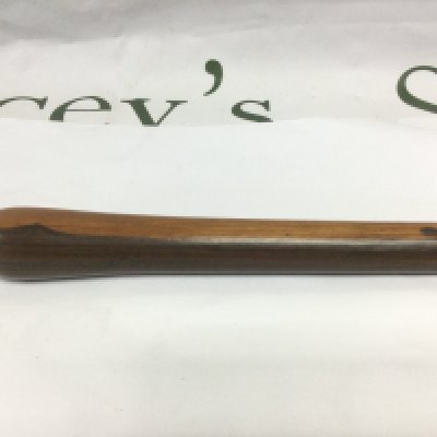 A lignum vitae walking cane, approx total length 90cm. Shipping category D.