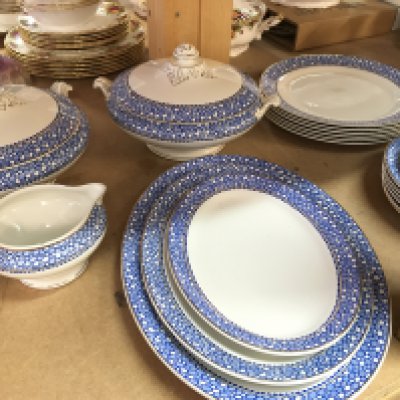 A peddles pattern Burslem dinner set.- NO RESERVE