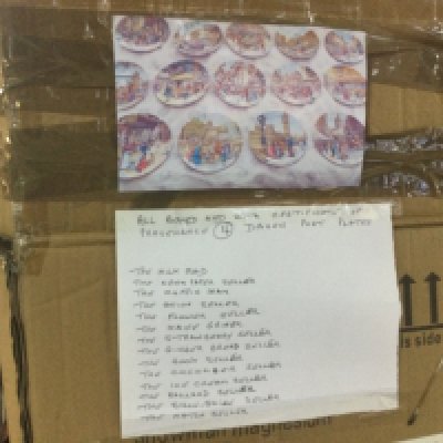 A box containing Davenport collectors plates as listed. This lot cannot be posted- NO RESERVE